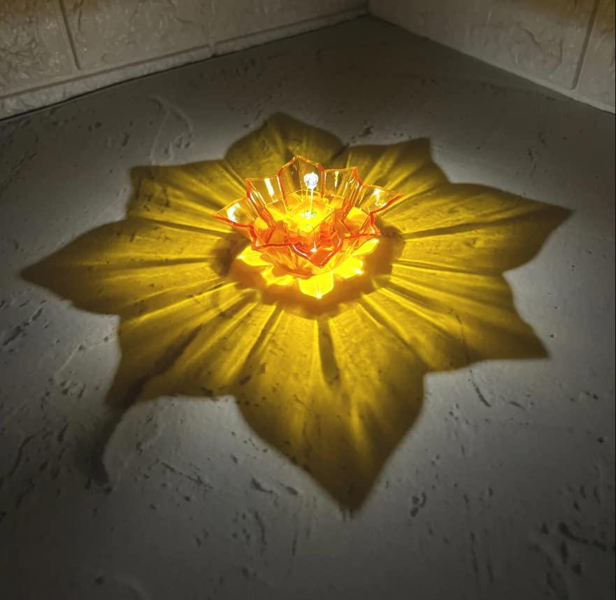 Electric Water Sensor Reflection Led Diyas (Pack Of 6/12/24)